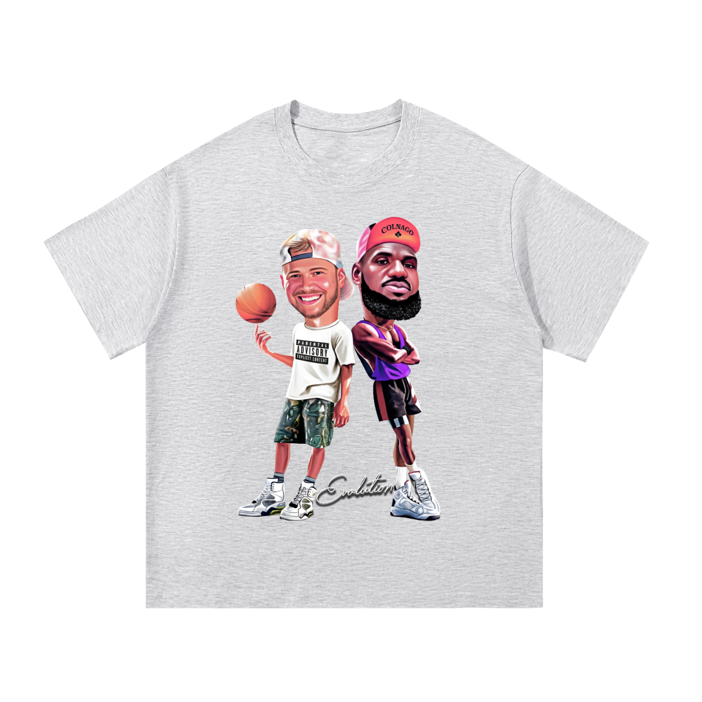 Luka x Lebron White Man Can't Jump T-Shirt