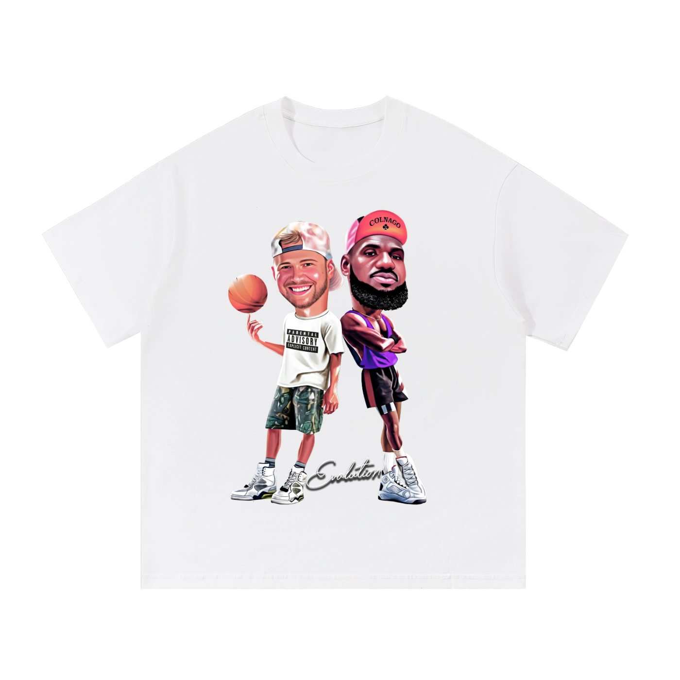 Luka x Lebron White Man Can't Jump T-Shirt