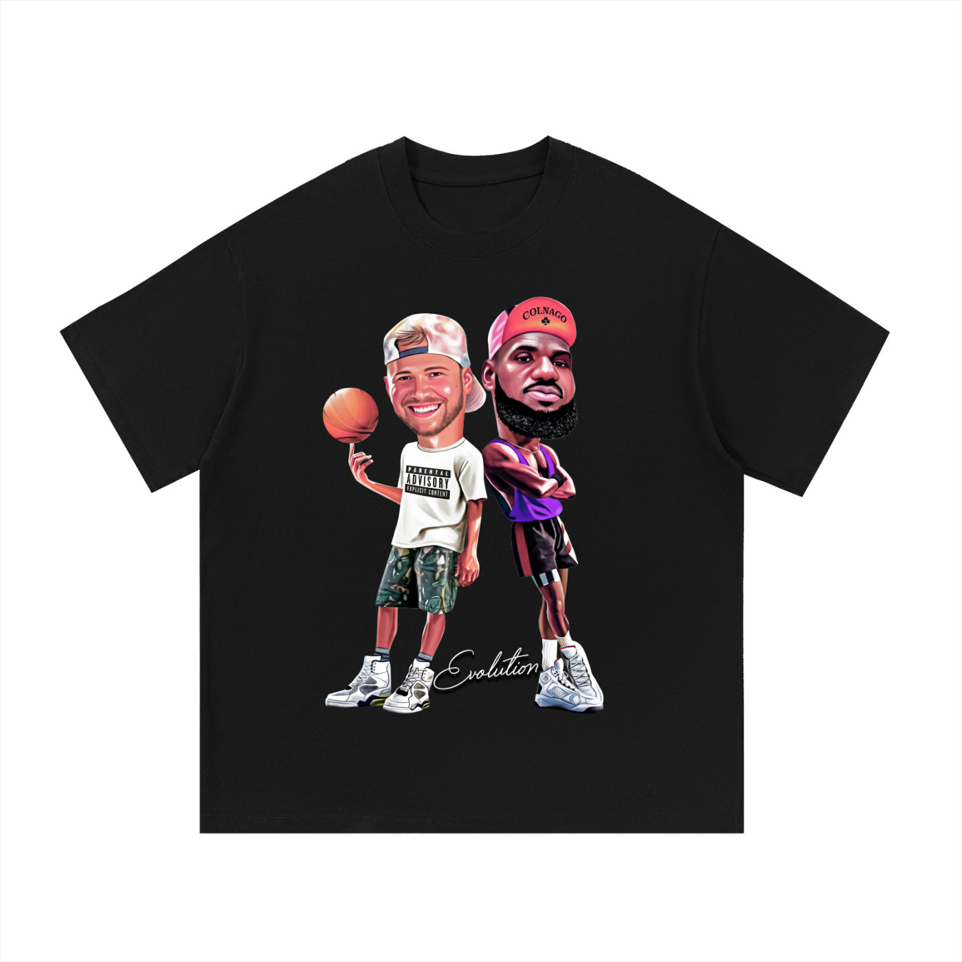 Luka x Lebron White Man Can't Jump T-Shirt